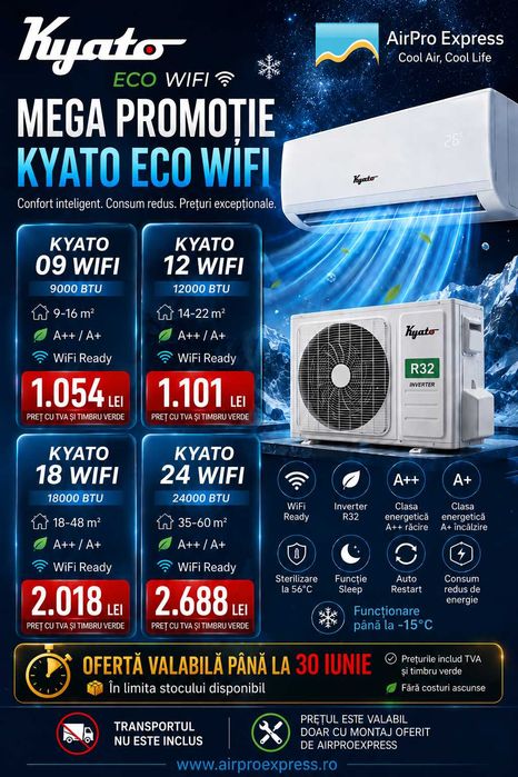 Instalare, montaj, service si mentenanta aer conditionat in Brasov si imprejurimi.