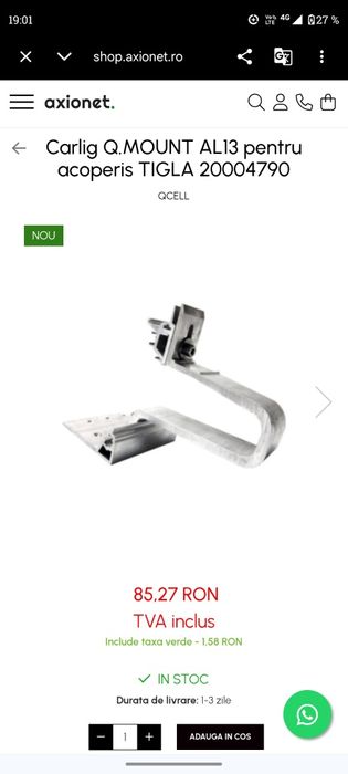 Cârlig AL13 pt acoperiș