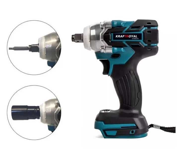 Aкумулаторен гайковерт 36V, Royal + 2 батерии 8ah и куфар