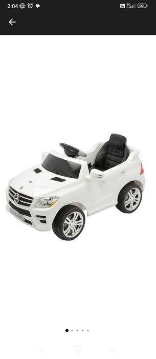 Електрическа кола с дистанционно управление за деца Mercedes, Бяла