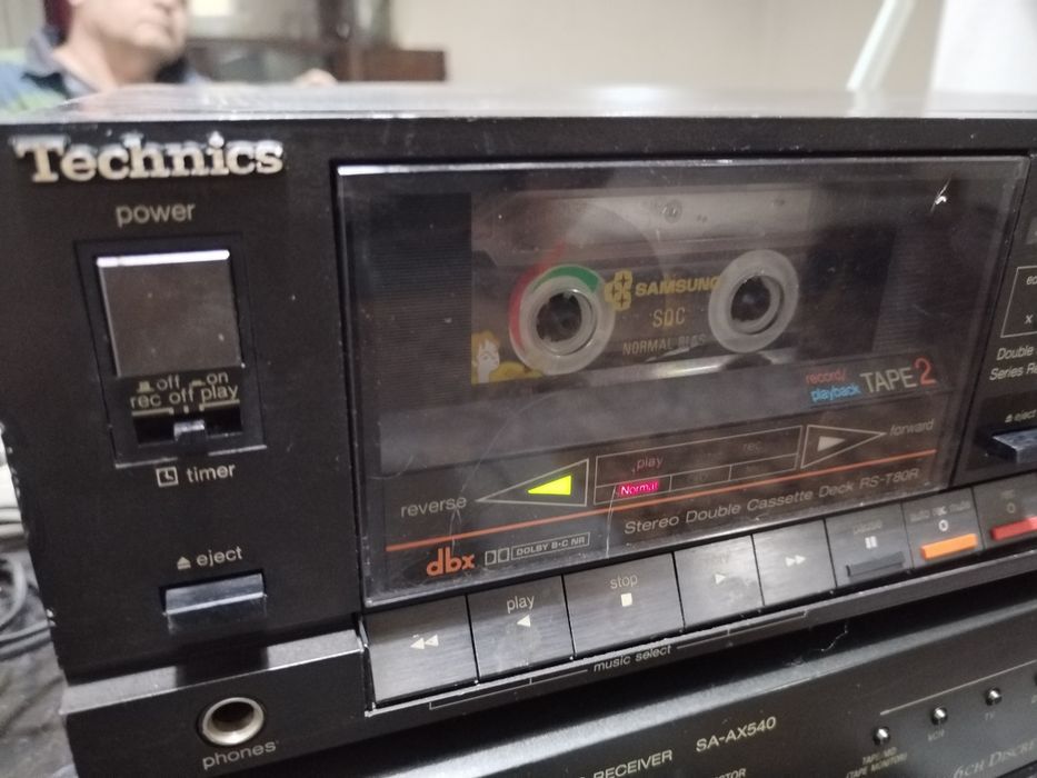 Dublu casetofon deck Technics RS-t80r