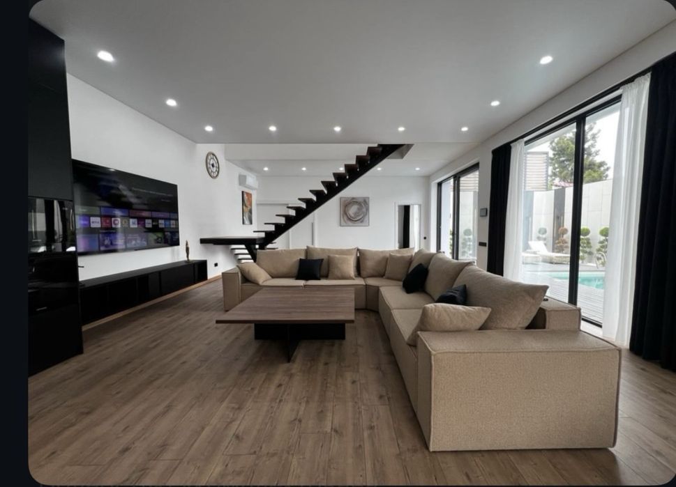 Absolutely new house in modern style for long term rent