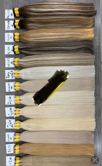 Естествена коса на треса, екстеншъни, екстра качество