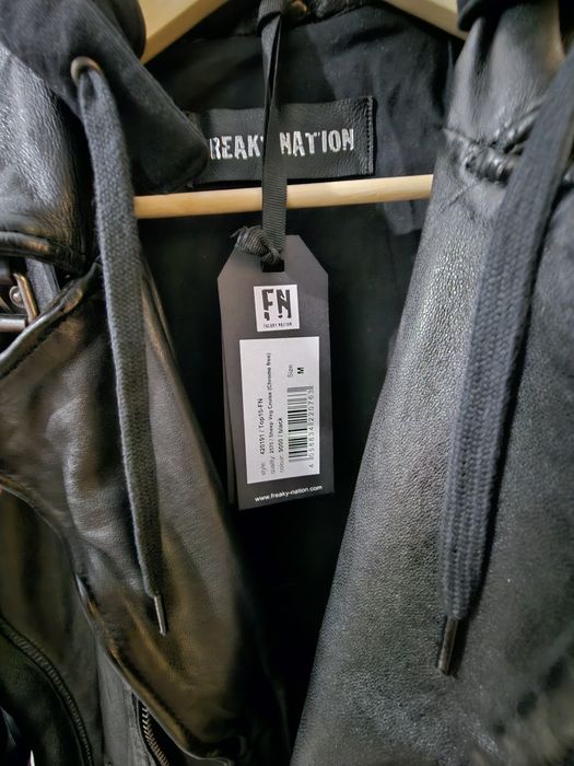 Geacă din piele naturală Freaky Nation – Mărimea M