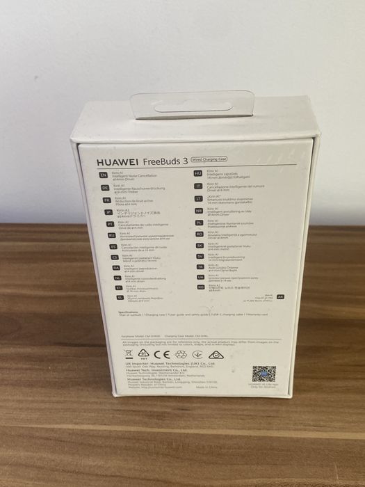 Casti Huawei FreeBuds 3, Intelligent Noise Cancellation, Sigilat