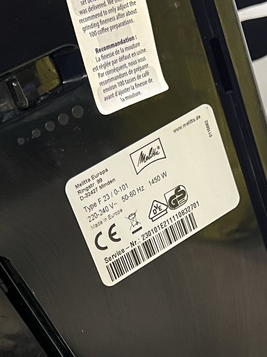 Кафемашина кафе автомат melitta PURISTA с гаранция