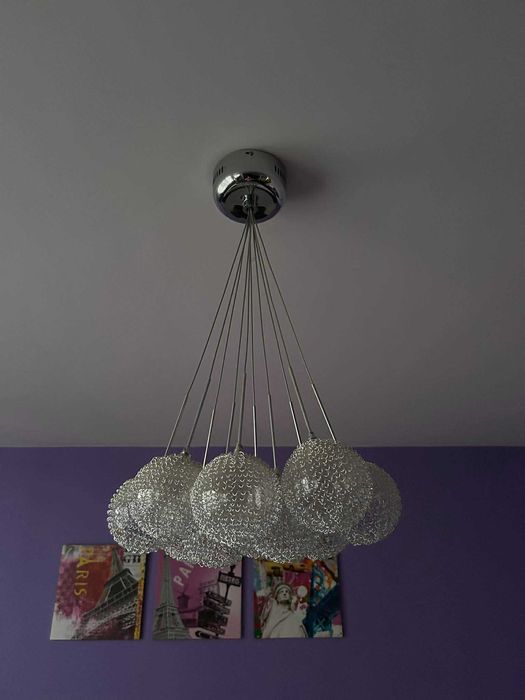 Полилей с две нощни лампи