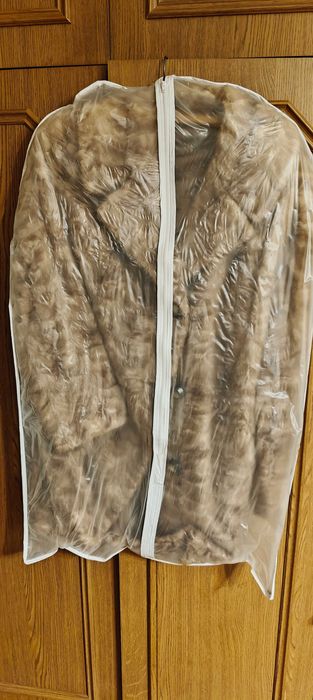Haină blană naturală NURCĂ TUNSĂ – mărimea 46 (L/XL)