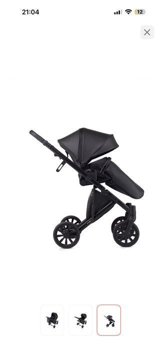 Продаю прочную коляску люксового бренда Anex e/type 2в1