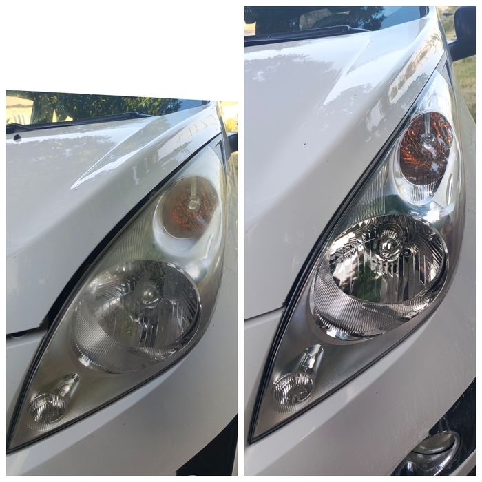 Хим восстановление фар Полировка