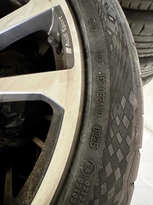 Roti complete 21 Audi Sport Originale:275/35 R21 Jante+Anvelope Conti