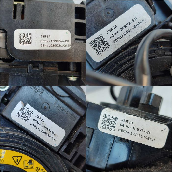 Ansamblu manete comenzi volan + spiră Land Rover Freelander 2 6G9N3F973HA 2008 / [2007-2016] / (5B3)