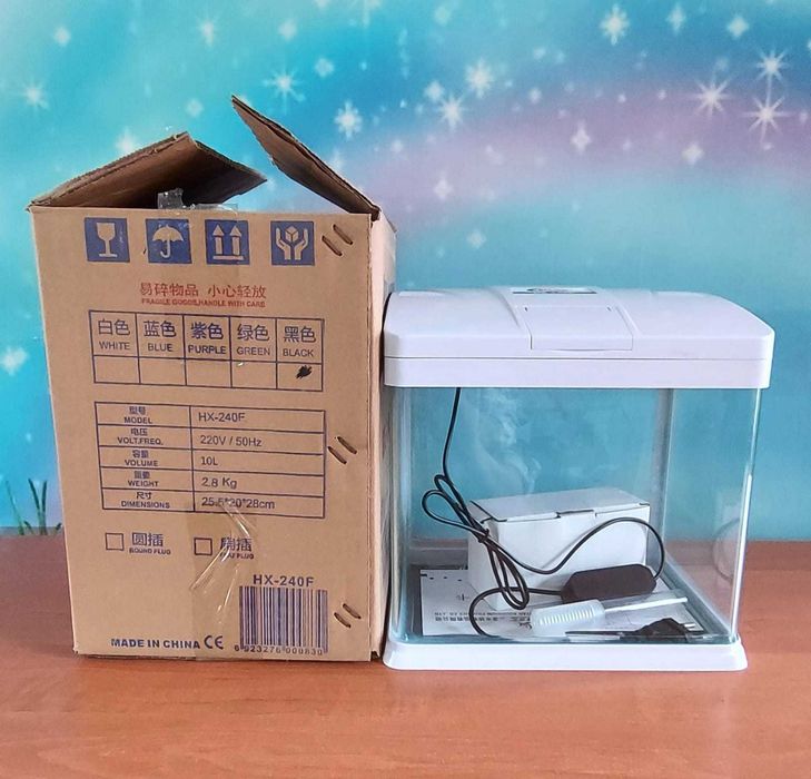 Новые  аквариумы   10 и 12 литров