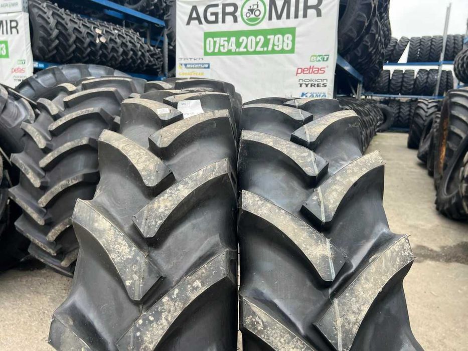 Anvelope noi 12.4-36 cu 8 pliuri pentru tractor spate
