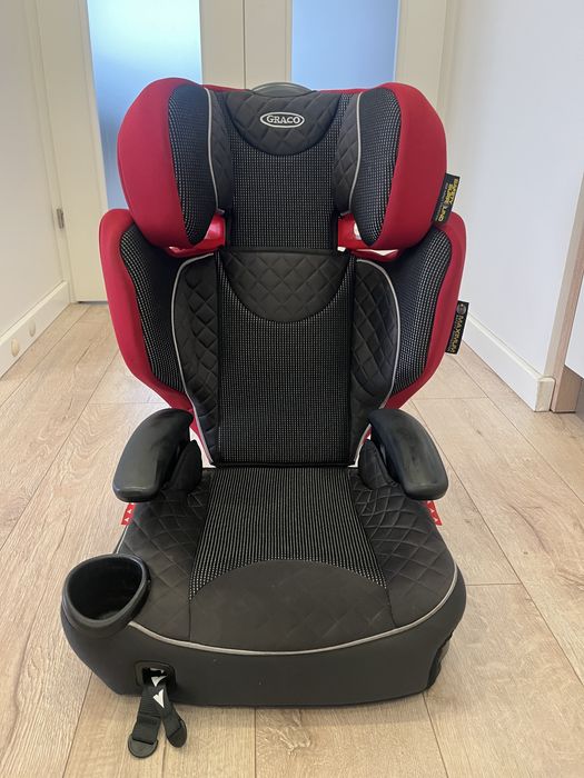 Scaun auto Affix Diablo Graco, 15 - 36 kg, Negru/Rosu