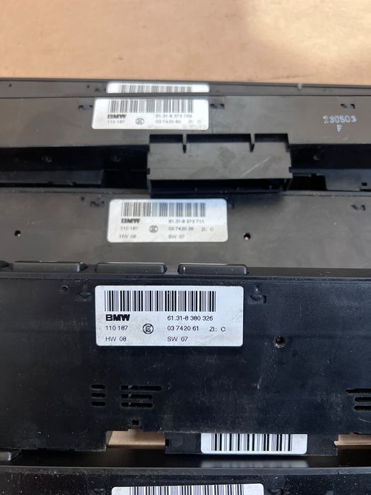 Butoane consolă BMW E39 încălzire scaune, scaune active, ASC DSC PDC