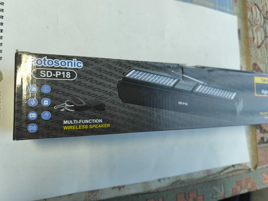 Boxa portabila bluetooth SD-P18 solara