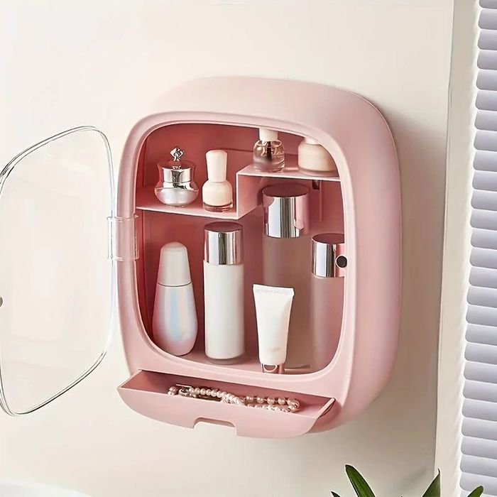 Стенен органайзер за козметика и тоалетни принадлежности