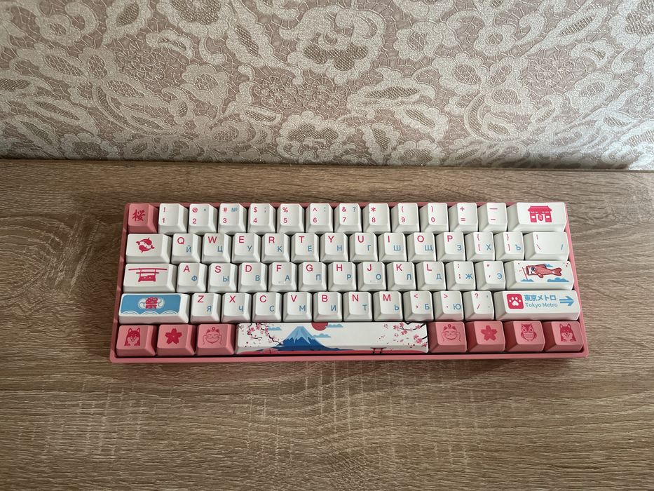 Клавиатура "Akko 3061" , розового цвета