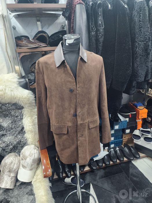 Продам мужскую замшивую куртку