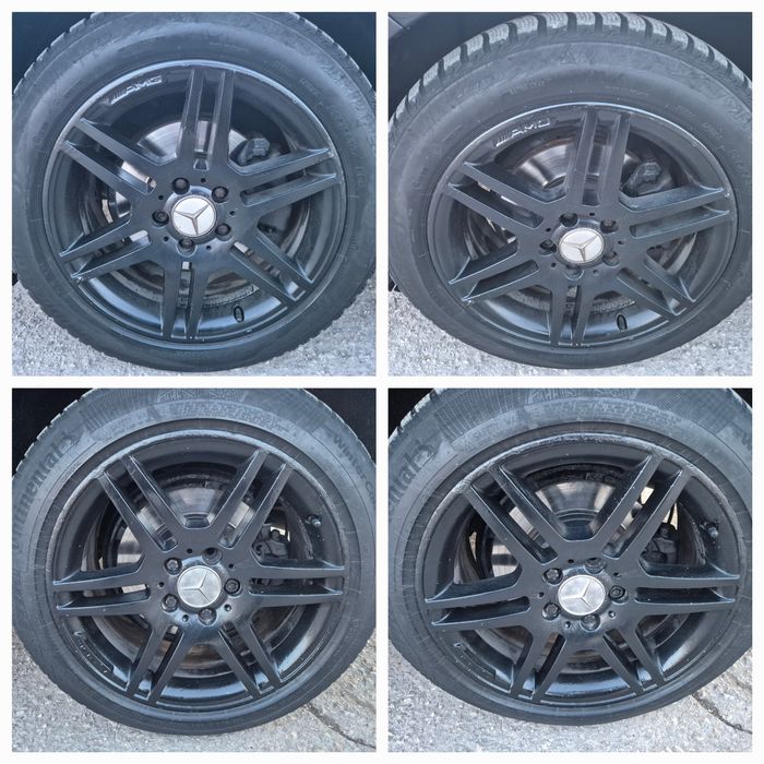 5х112/17 AMG Mercedes w204 w212 с гуми 5x112/17 Мерцедес АМГ