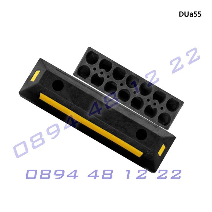 Тежък гумен паркинг стопер предпазител ограничител гуми коли