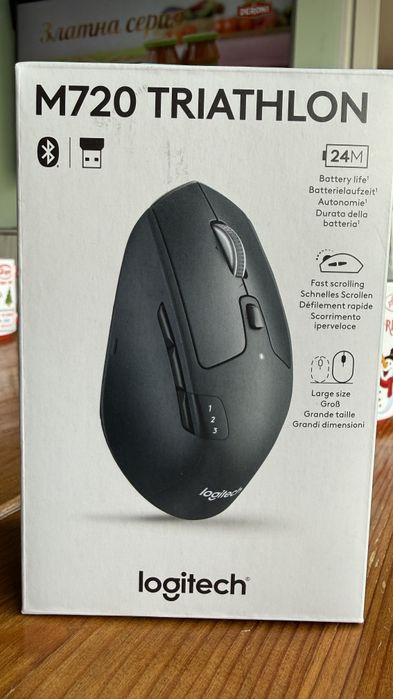 Logitech M720 TRIATLON (Безжична мишка)