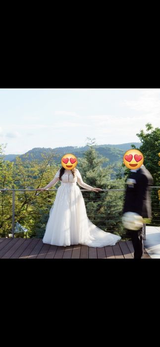Rochie mireasă cu corset reglabil