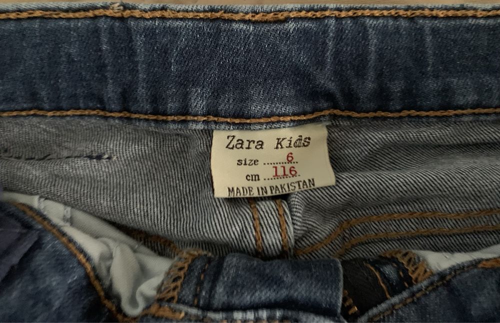 Детски дънки ZARA размер 116 см.