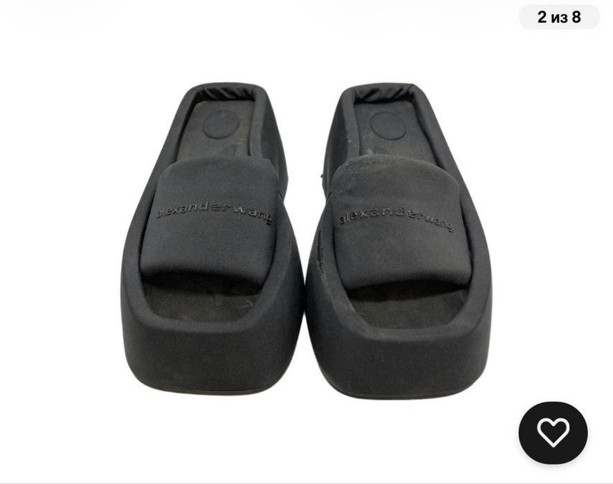 черные сандали alexander wang