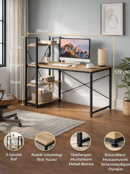 3 қаватли замонавий парта