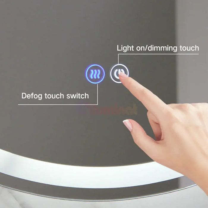 Vand oglinda  Led 50x80