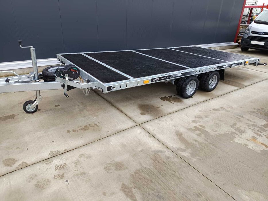 Platforma auto basculabila 4m 4.50 m TA-NO GRAVITY - Aluminiu