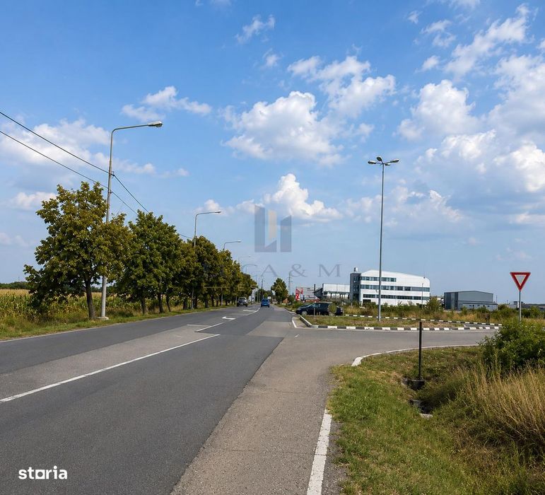 Teren cu  PUZ  Lidl  Ghiroda Aeroport cu  regim inaltime P+3E .