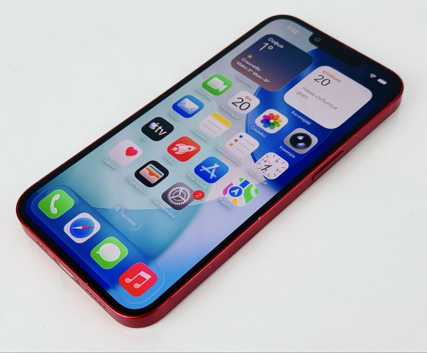 Apple iPhone 13 128GB Red 100% Батерия! Гаранция!