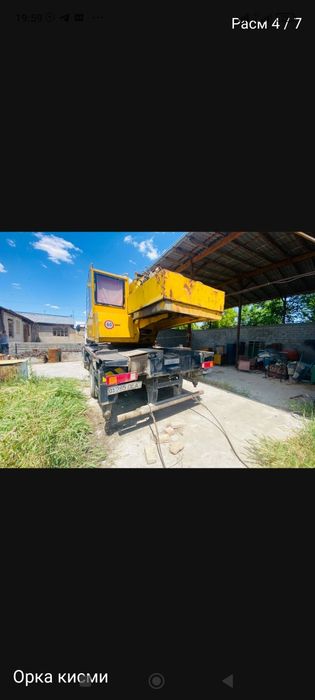 E-auksion да MAN автокран.