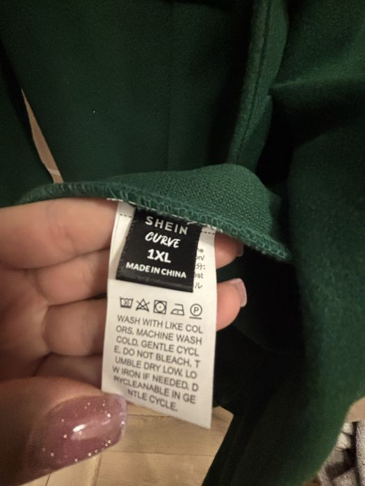 Зелено палто XL  пролет/ есен