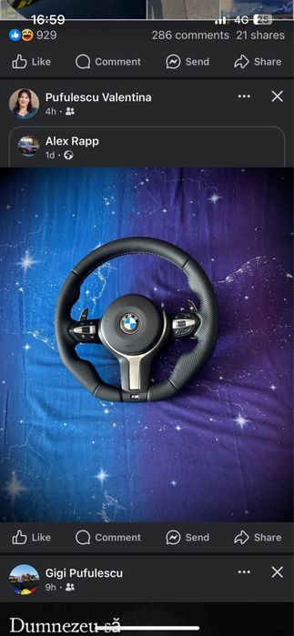 Retapitare volan personalizare volan carbon piele incalzire