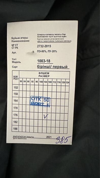 Бушлат повседневная