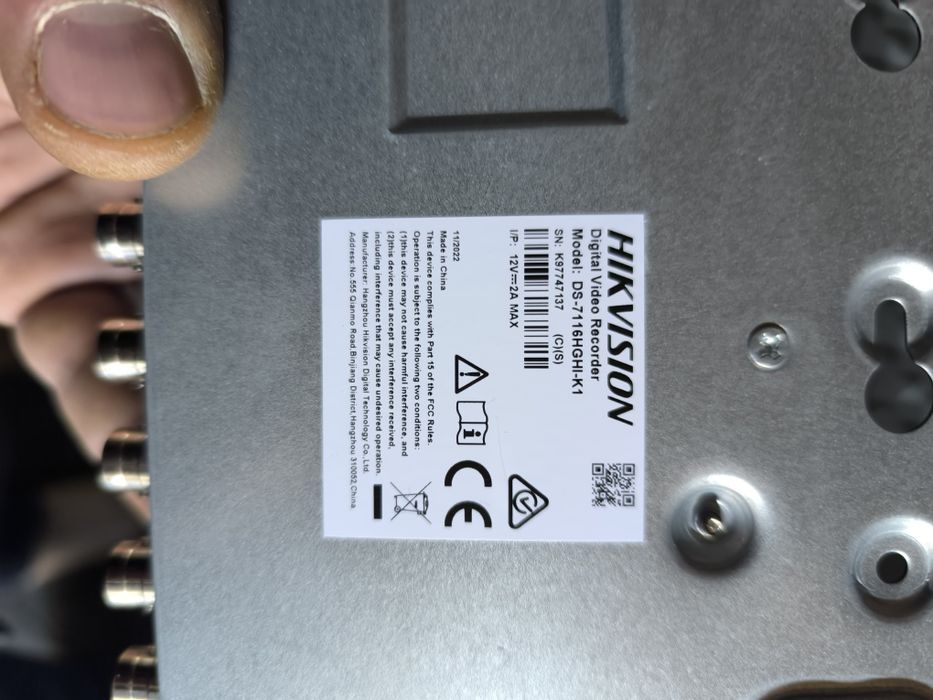 Sistem de supraveghere DVR Hikvision 16 canale