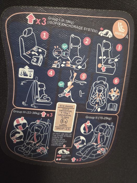 Детски стол за автомобил