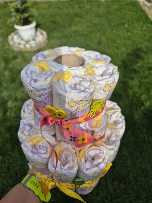 Торта от памперси