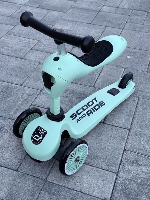 Trotinetă copii 2 în 1 - Scoot and Ride - culoare Kiwi