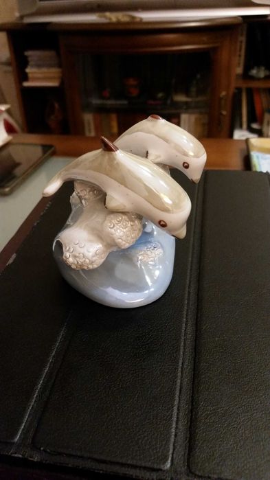 Статуэтка Фарфор Дельфины