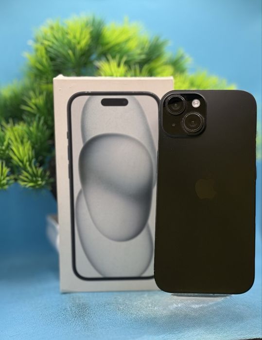 ГАРАНЦИОНЕН!!! Apple iPhone 15, 256GB, 5G, Black