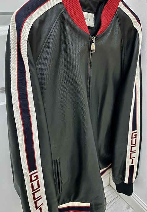 Geaca de piele GUCCI