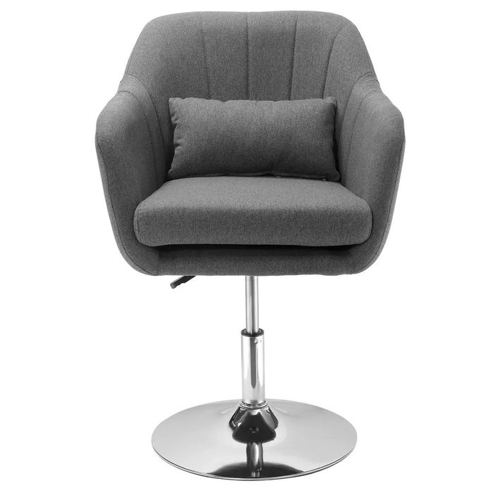 Въртящ се стол HOMCOM, Офис стол с регулируема височина,