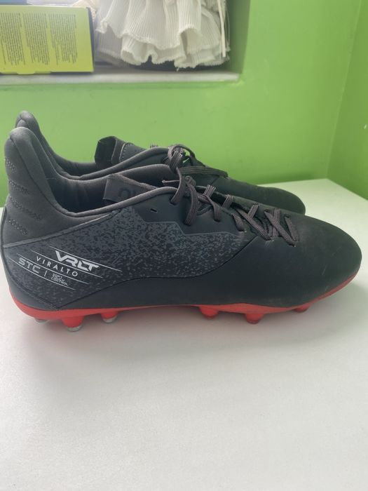 Обувки за футбол viralto i fg, черно/червено