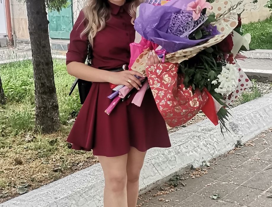 Дамска рокля тип риза