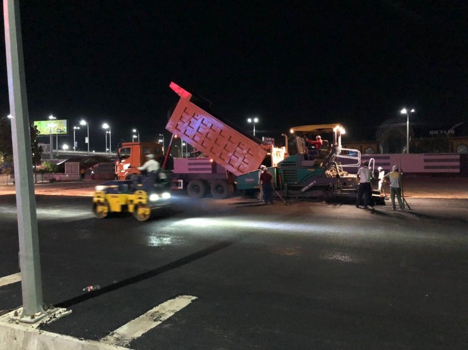 Асфальтирование в Ташкенте. Многолетний опыт. Свой парк техники